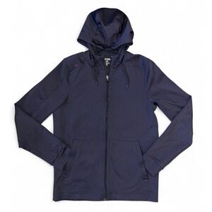 RHÔNE Spar Hoodie Black Full Zip Size Small